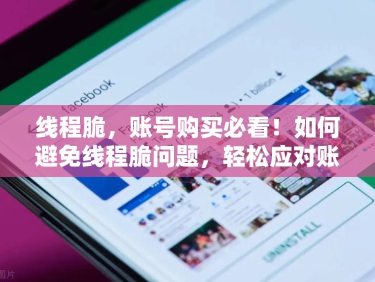 线程脆，账号购买必看！如何避免线程脆问题，轻松应对账号攻击，thread线程控制方法